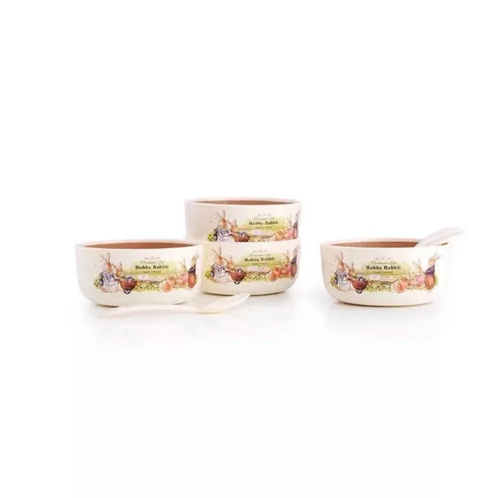 A Set of Bobby Rabbit Plastic Bowls For Kids