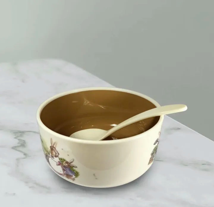 A Set of Bobby Rabbit Plastic Bowls For Kids