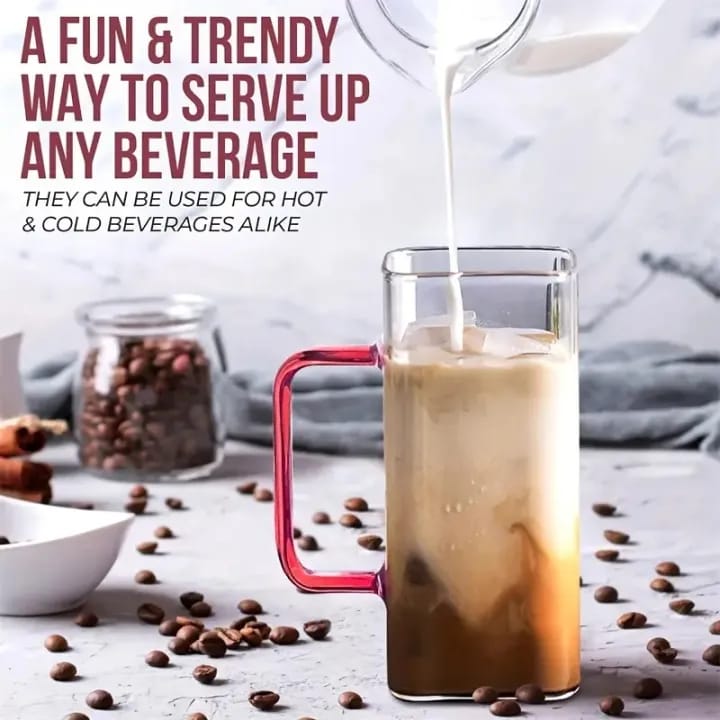 Elegant Drink ware  – Glass Tumbler, Coffee Mug & Coffee Cup