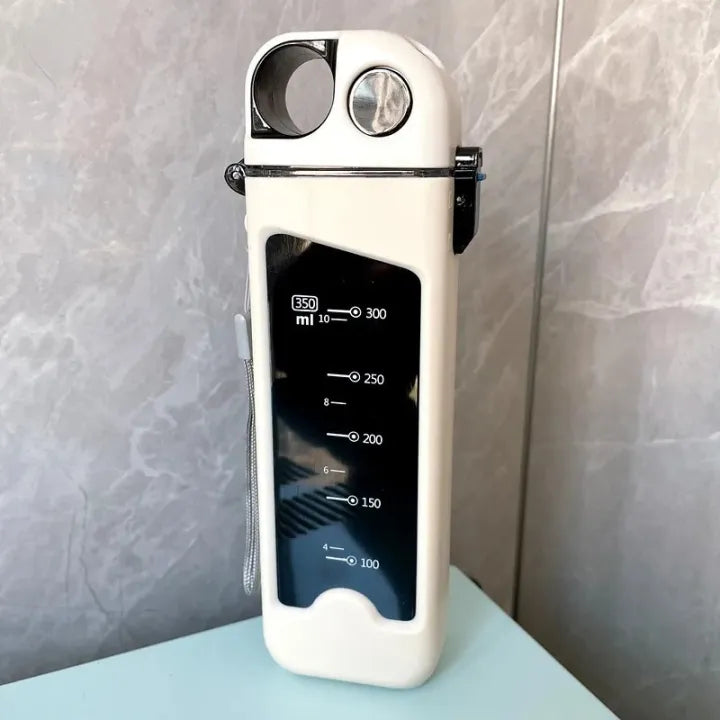 Zannuo 350ml Square Sports Water Bottle