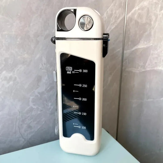 Zannuo 350ml Square Sports Water Bottle